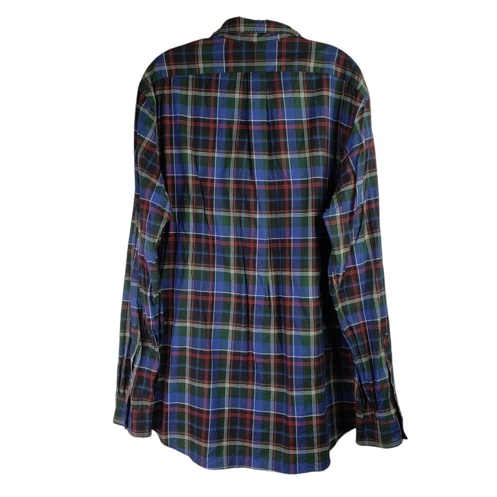 Polo Ralph Lauren Oxford Men's XL Multicolor Plaid LS Button Down Shirt - Picture 3 of 10